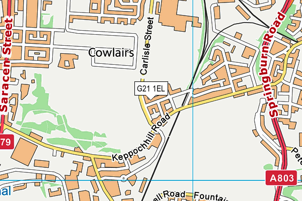 G21 1EL map - OS VectorMap District (Ordnance Survey) G21 1EL map - OS VectorMap District (Ordnance Survey)
