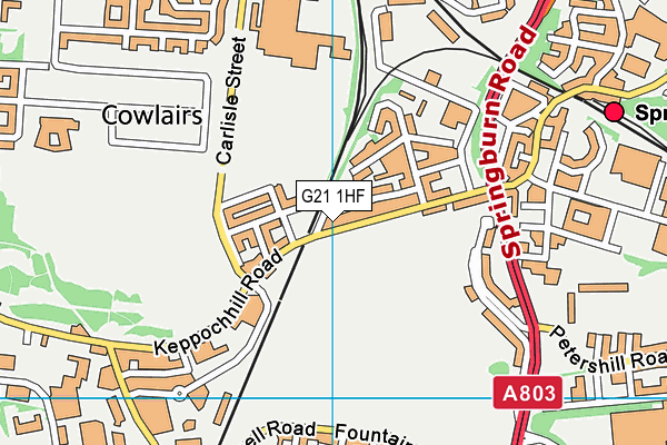 G21 1HF map - OS VectorMap District (Ordnance Survey) G21 1HF map - OS VectorMap District (Ordnance Survey)