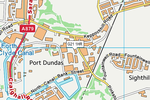 G21 1HR map - OS VectorMap District (Ordnance Survey) G21 1HR map - OS VectorMap District (Ordnance Survey)