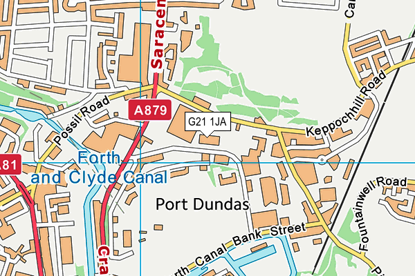 G21 1JA map - OS VectorMap District (Ordnance Survey) G21 1JA map - OS VectorMap District (Ordnance Survey)