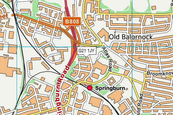 G21 1JY map - OS VectorMap District (Ordnance Survey) G21 1JY map - OS VectorMap District (Ordnance Survey)