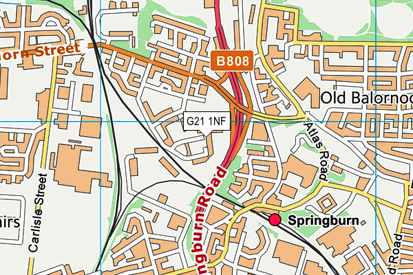 G21 1NF map - OS VectorMap District (Ordnance Survey) G21 1NF map - OS VectorMap District (Ordnance Survey)