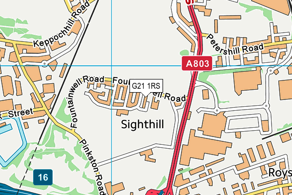 G21 1RS map - OS VectorMap District (Ordnance Survey) G21 1RS map - OS VectorMap District (Ordnance Survey)