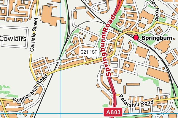 G21 1ST map - OS VectorMap District (Ordnance Survey) G21 1ST map - OS VectorMap District (Ordnance Survey)
