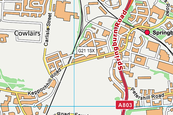 G21 1SX map - OS VectorMap District (Ordnance Survey) G21 1SX map - OS VectorMap District (Ordnance Survey)
