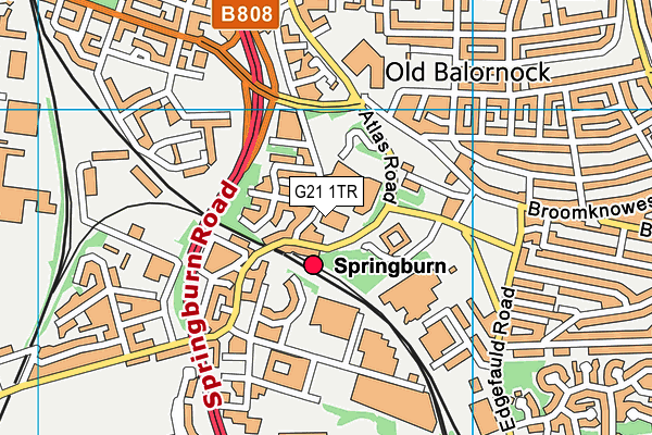 G21 1TR map - OS VectorMap District (Ordnance Survey) G21 1TR map - OS VectorMap District (Ordnance Survey)