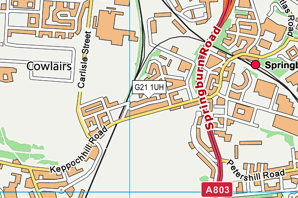 G21 1UH map - OS VectorMap District (Ordnance Survey) G21 1UH map - OS VectorMap District (Ordnance Survey)