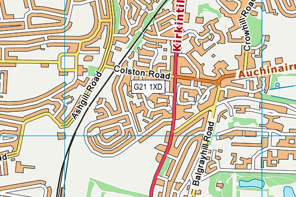 G21 1XD map - OS VectorMap District (Ordnance Survey) G21 1XD map - OS VectorMap District (Ordnance Survey)