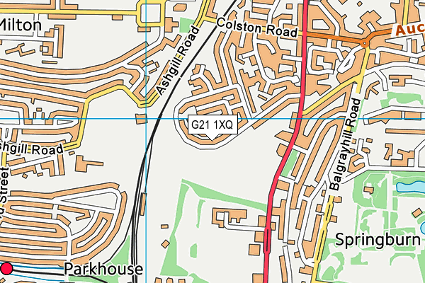 G21 1XQ map - OS VectorMap District (Ordnance Survey) G21 1XQ map - OS VectorMap District (Ordnance Survey)