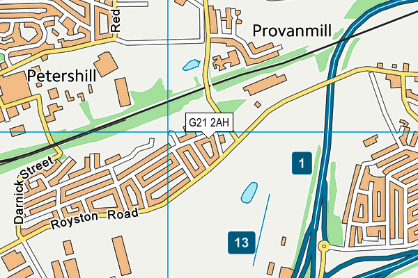 G21 2AH map - OS VectorMap District (Ordnance Survey) G21 2AH map - OS VectorMap District (Ordnance Survey)