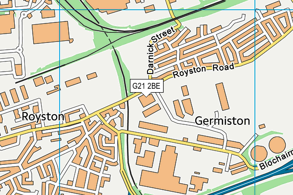 G21 2BE map - OS VectorMap District (Ordnance Survey) G21 2BE map - OS VectorMap District (Ordnance Survey)