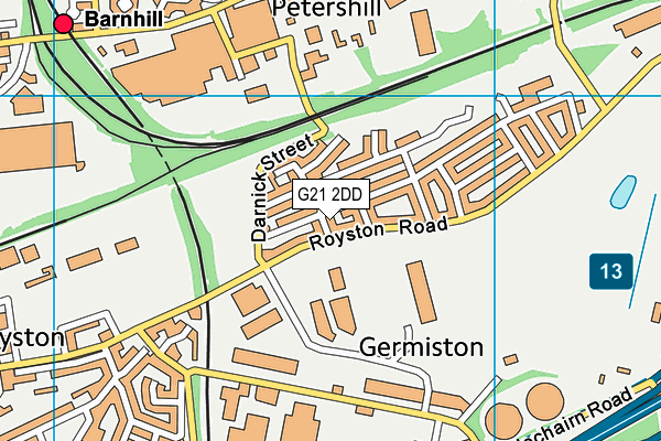G21 2DD map - OS VectorMap District (Ordnance Survey) G21 2DD map - OS VectorMap District (Ordnance Survey)