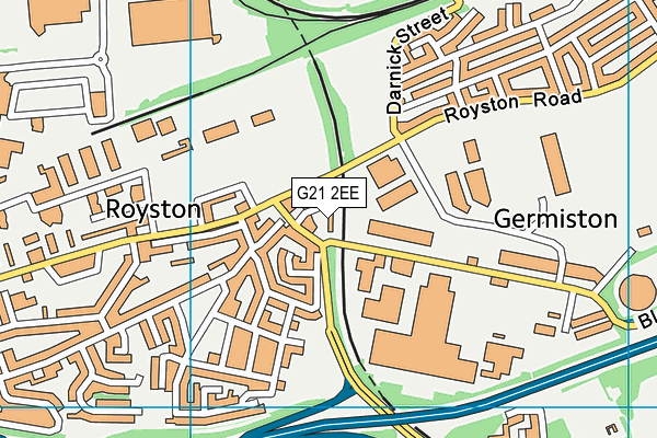 G21 2EE map - OS VectorMap District (Ordnance Survey) G21 2EE map - OS VectorMap District (Ordnance Survey)