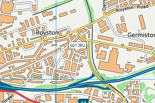 G21 2EU map - OS VectorMap District (Ordnance Survey) G21 2EU map - OS VectorMap District (Ordnance Survey)