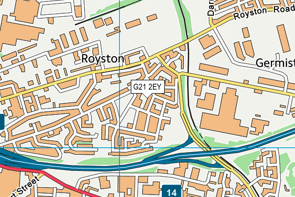 G21 2EY map - OS VectorMap District (Ordnance Survey) G21 2EY map - OS VectorMap District (Ordnance Survey)