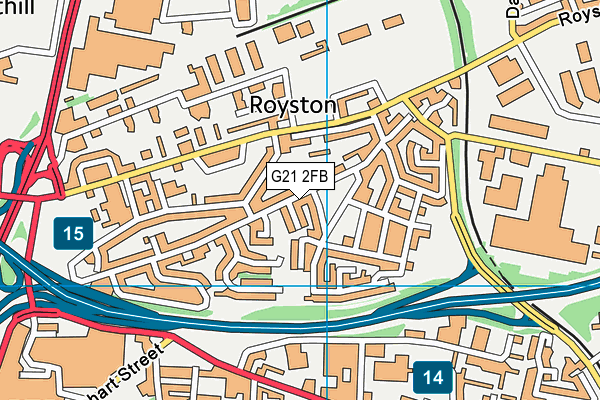 G21 2FB map - OS VectorMap District (Ordnance Survey) G21 2FB map - OS VectorMap District (Ordnance Survey)