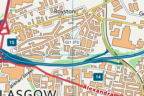 G21 2FD map - OS VectorMap District (Ordnance Survey) G21 2FD map - OS VectorMap District (Ordnance Survey)