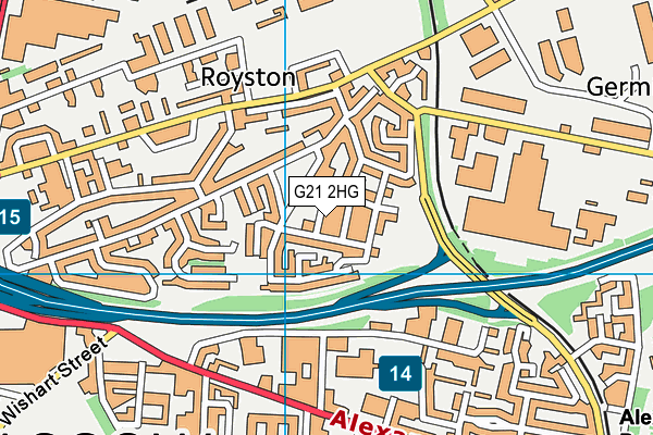 G21 2HG map - OS VectorMap District (Ordnance Survey) G21 2HG map - OS VectorMap District (Ordnance Survey)