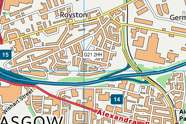 G21 2HH map - OS VectorMap District (Ordnance Survey) G21 2HH map - OS VectorMap District (Ordnance Survey)