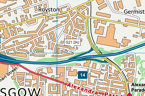 G21 2HJ map - OS VectorMap District (Ordnance Survey) G21 2HJ map - OS VectorMap District (Ordnance Survey)
