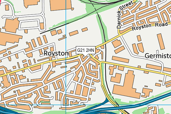 G21 2HN map - OS VectorMap District (Ordnance Survey) G21 2HN map - OS VectorMap District (Ordnance Survey)