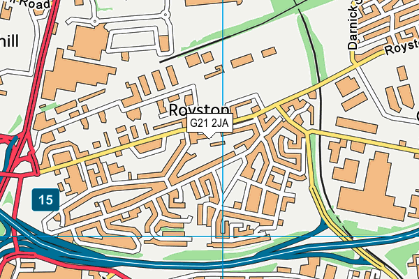 G21 2JA map - OS VectorMap District (Ordnance Survey) G21 2JA map - OS VectorMap District (Ordnance Survey)