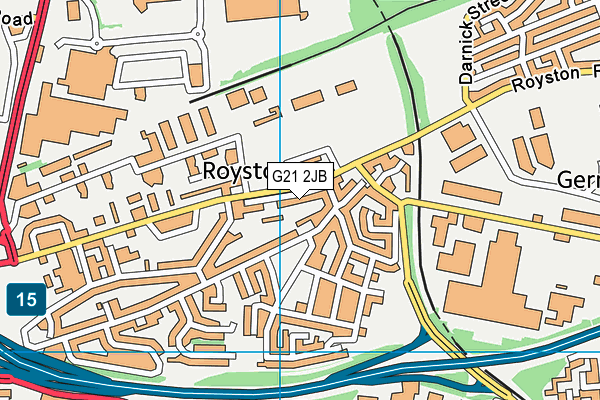 G21 2JB map - OS VectorMap District (Ordnance Survey) G21 2JB map - OS VectorMap District (Ordnance Survey)