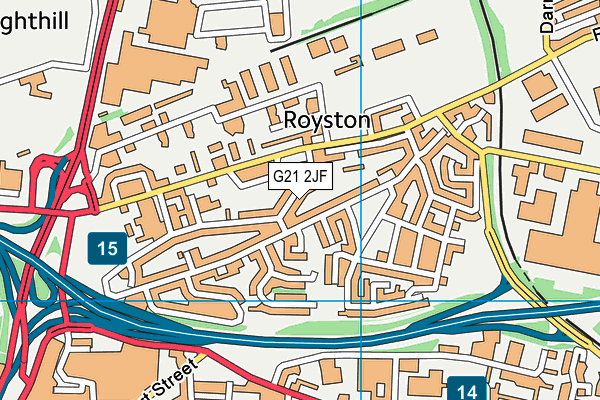 G21 2JF map - OS VectorMap District (Ordnance Survey) G21 2JF map - OS VectorMap District (Ordnance Survey)