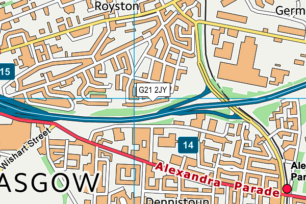 G21 2JY map - OS VectorMap District (Ordnance Survey) G21 2JY map - OS VectorMap District (Ordnance Survey)