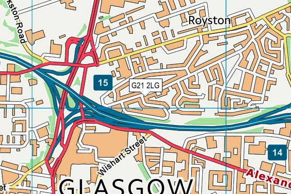 G21 2LG map - OS VectorMap District (Ordnance Survey) G21 2LG map - OS VectorMap District (Ordnance Survey)