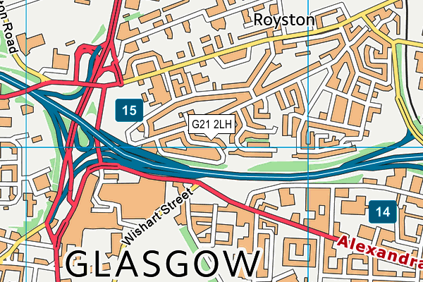G21 2LH map - OS VectorMap District (Ordnance Survey) G21 2LH map - OS VectorMap District (Ordnance Survey)