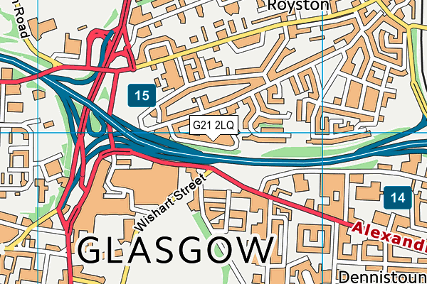 G21 2LQ map - OS VectorMap District (Ordnance Survey) G21 2LQ map - OS VectorMap District (Ordnance Survey)