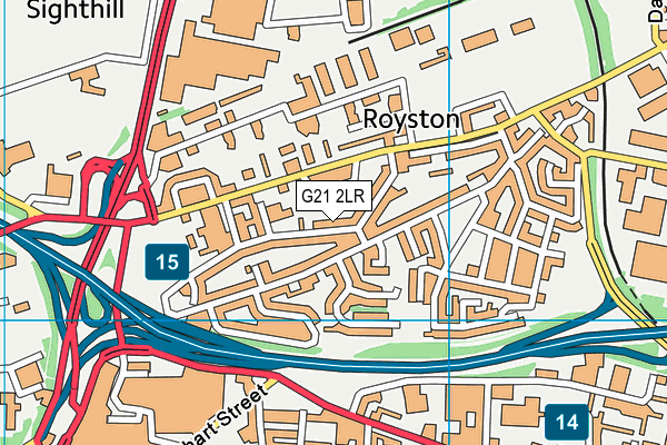 G21 2LR map - OS VectorMap District (Ordnance Survey) G21 2LR map - OS VectorMap District (Ordnance Survey)