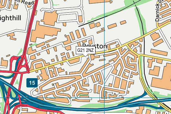 G21 2NZ map - OS VectorMap District (Ordnance Survey) G21 2NZ map - OS VectorMap District (Ordnance Survey)