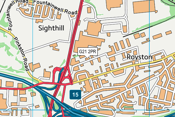 G21 2PR map - OS VectorMap District (Ordnance Survey) G21 2PR map - OS VectorMap District (Ordnance Survey)