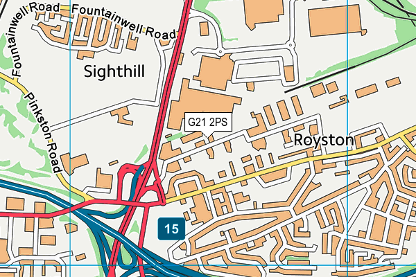 G21 2PS map - OS VectorMap District (Ordnance Survey) G21 2PS map - OS VectorMap District (Ordnance Survey)