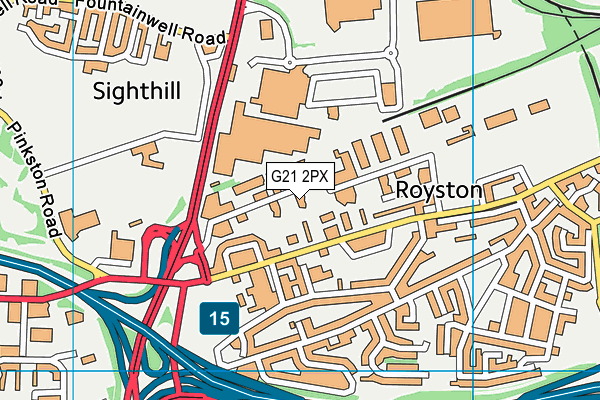 G21 2PX map - OS VectorMap District (Ordnance Survey) G21 2PX map - OS VectorMap District (Ordnance Survey)