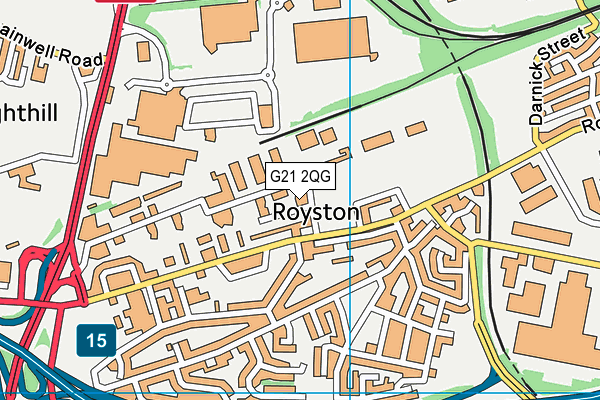 G21 2QG map - OS VectorMap District (Ordnance Survey) G21 2QG map - OS VectorMap District (Ordnance Survey)