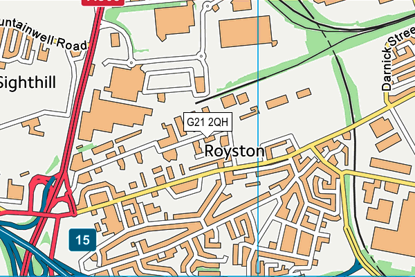 G21 2QH map - OS VectorMap District (Ordnance Survey) G21 2QH map - OS VectorMap District (Ordnance Survey)