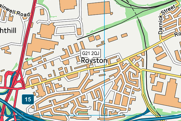 G21 2QJ map - OS VectorMap District (Ordnance Survey) G21 2QJ map - OS VectorMap District (Ordnance Survey)