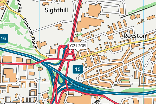 G21 2QR map - OS VectorMap District (Ordnance Survey) G21 2QR map - OS VectorMap District (Ordnance Survey)