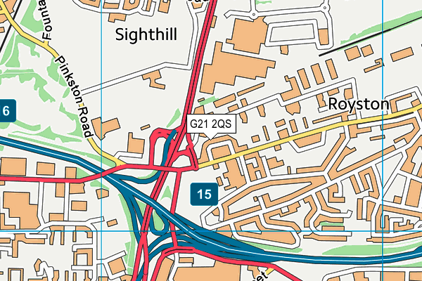 G21 2QS map - OS VectorMap District (Ordnance Survey) G21 2QS map - OS VectorMap District (Ordnance Survey)