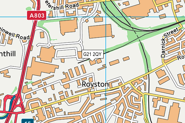 G21 2QY map - OS VectorMap District (Ordnance Survey) G21 2QY map - OS VectorMap District (Ordnance Survey)