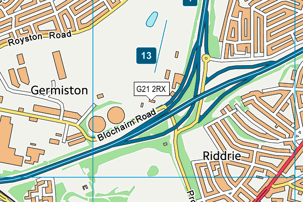 G21 2RX map - OS VectorMap District (Ordnance Survey) G21 2RX map - OS VectorMap District (Ordnance Survey)