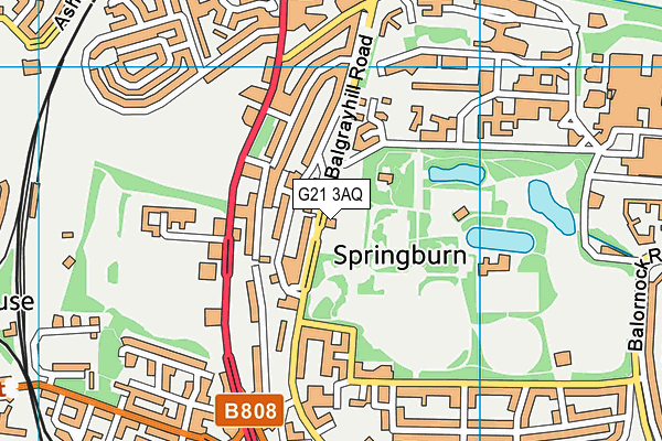 G21 3AQ map - OS VectorMap District (Ordnance Survey) G21 3AQ map - OS VectorMap District (Ordnance Survey)