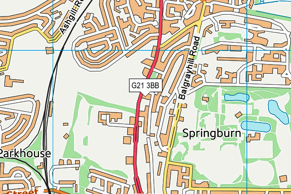 G21 3BB map - OS VectorMap District (Ordnance Survey) G21 3BB map - OS VectorMap District (Ordnance Survey)