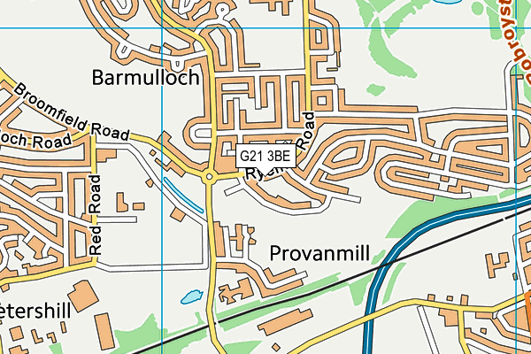 G21 3BE map - OS VectorMap District (Ordnance Survey) G21 3BE map - OS VectorMap District (Ordnance Survey)