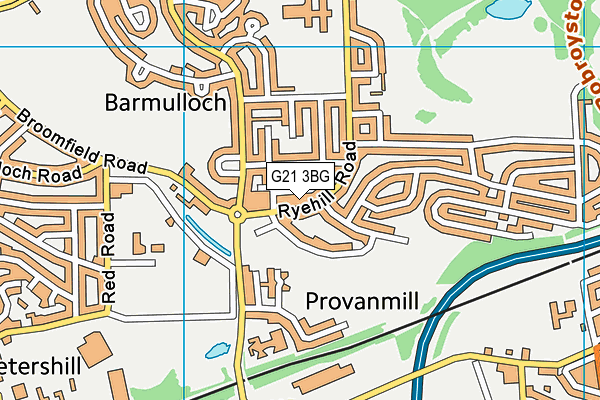 G21 3BG map - OS VectorMap District (Ordnance Survey) G21 3BG map - OS VectorMap District (Ordnance Survey)