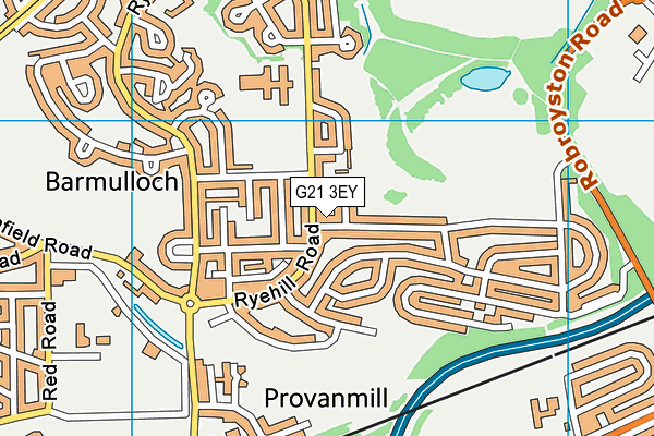 G21 3EY map - OS VectorMap District (Ordnance Survey) G21 3EY map - OS VectorMap District (Ordnance Survey)