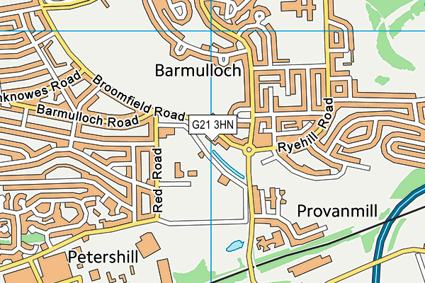 G21 3HN map - OS VectorMap District (Ordnance Survey) G21 3HN map - OS VectorMap District (Ordnance Survey)